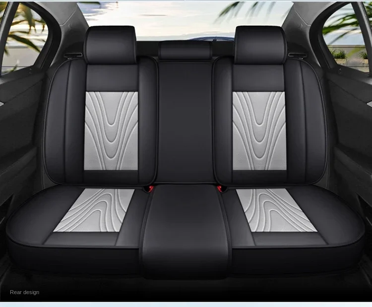 Luxury Full Set Leather Auto Seat Protector Car Seat Cover Universal