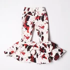 High Quality Kid Girl's Flared Pants Milk Silk Leggings Baby Trousers