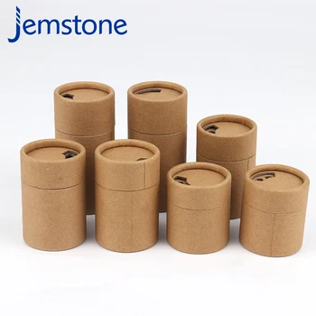 Custom Size Recyclable Loose Powder Round Cardboard  Box Packaging Powder  Paper Tube  With Top Shaker