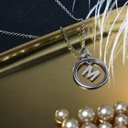 Silver Silversilver Hot Selling 925 Sterling Silver Letter Cute Customized Name Necklace For Valentine's Day Present