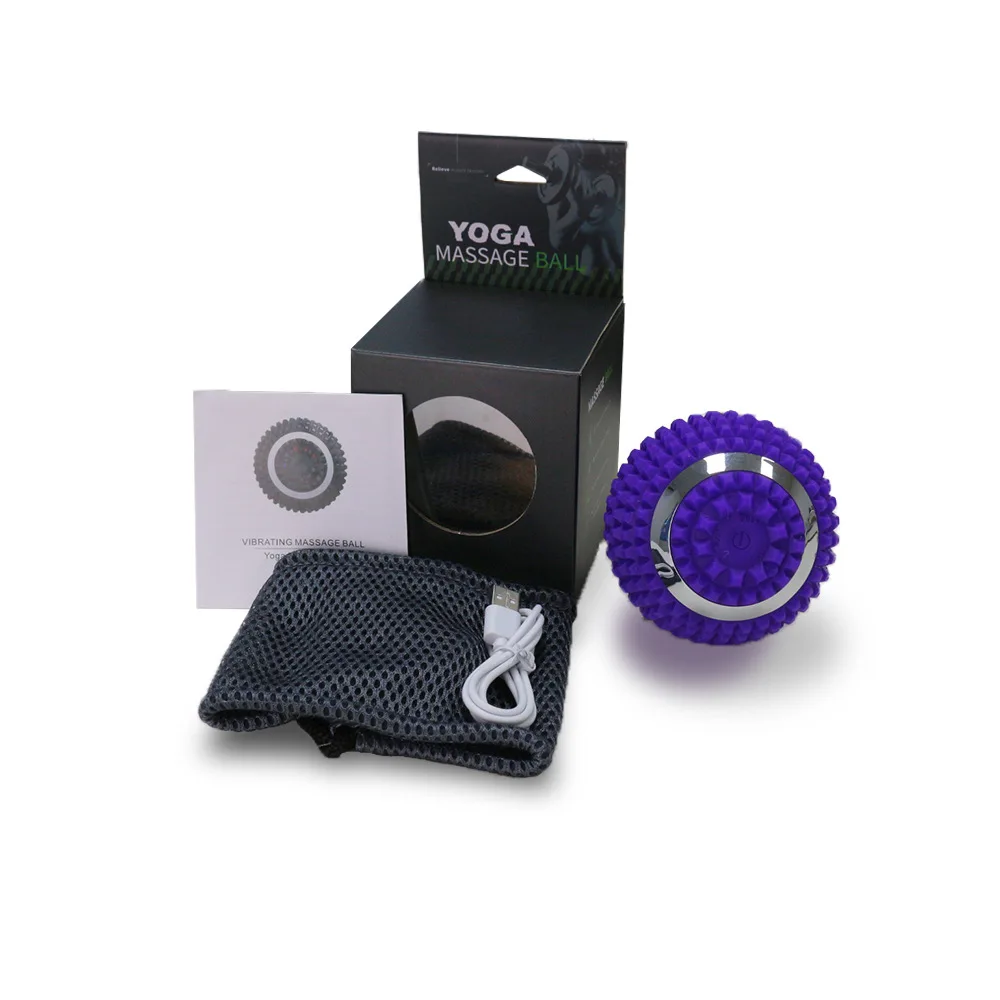 Electric Massage Roller Fitness Ball Relieve Trigger Point Local Muscle