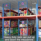 Heavy Duty Mezzanine Rack System Attic Shelfes For M Tilayer Storage Warehouse