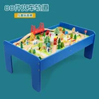 Train Table 2021 Children's Latest Intellectual Development Pop Luxury Wooden Train Set And Table