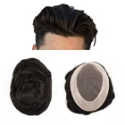 Men Duro Mono - Multiple Sizes Durable Fine Mono Men Cheap Toupee Wigs For Man
