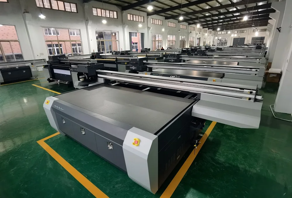 Industrial Large Format 2518 Up Vacuum Varnish Uv Flatbed Printer For