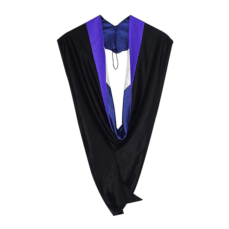 Bachelor graduation hood 38 inch length measurement Bachelor hood specifications showing thirty eight inch length measurement