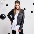 Leather Jacket Custom High Quality Spring Autumn STOCK Women Coat Red PU Leather Jacket