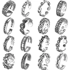 Rings Adjustable Jewelry 2021 Rings Vintage Antique Feather Adjustable Toe Rings Women Men Party Jewelry