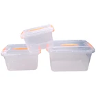 Household Plastic Plastic Wholesale Household Sundries Heavy Duty Transparent Pp Plastic Storage Box