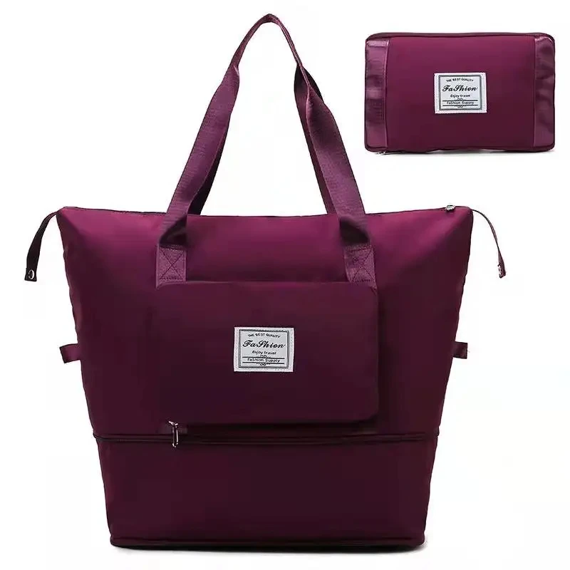 Large Capacity Dry and Wet Separation Travel Storage Bag Foldable Portable Boarding Bag Luggage Travel Bag