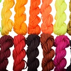 0.8mm/1.0mm/1.5mm Chinese Knotting Cord Jewelry Making Rope Braided Nylon Beading Cord