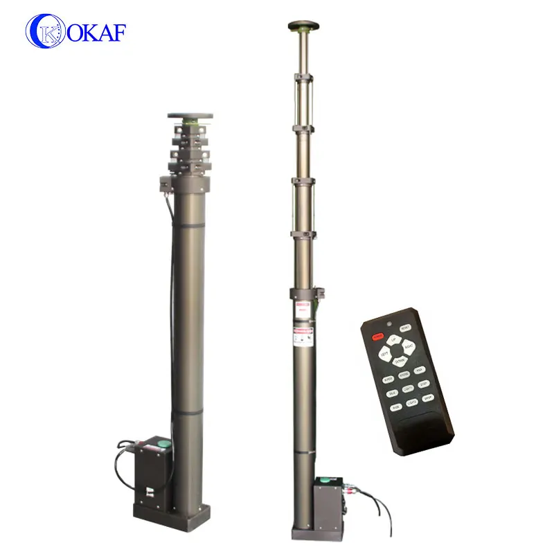 telescopic cctv pole