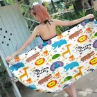 Toddler Towels Popular Custom Comfortable Digital Custom Printed Toddler Kids Beach Towels