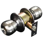 Door Lock For Round Knob Door Lock Stainless Steel Round Entry Door Knob Lock Set With 3 Keyed Knobset For Bedroom Door