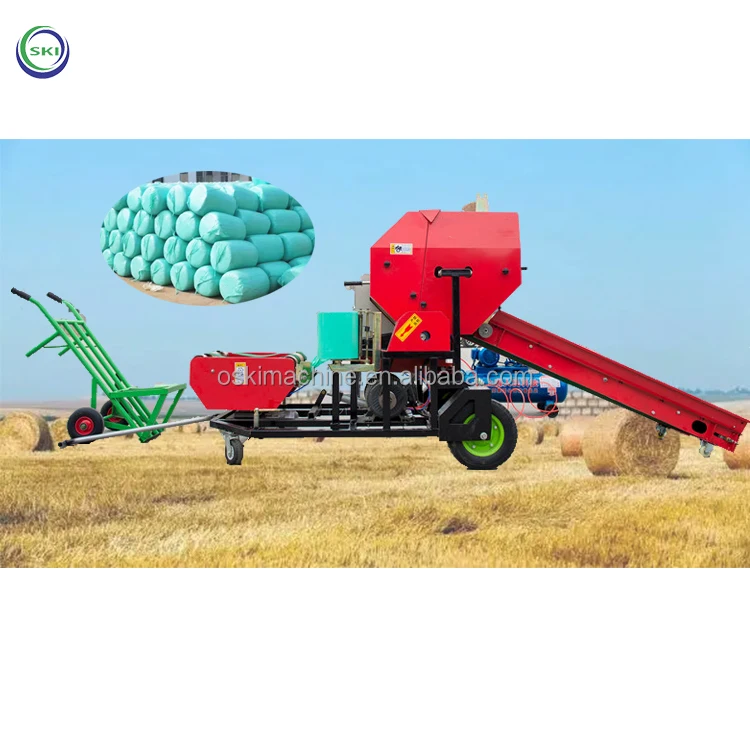 Automatic Napier Grass Silage Peanut Corn Stalk Automatic Silage Baler