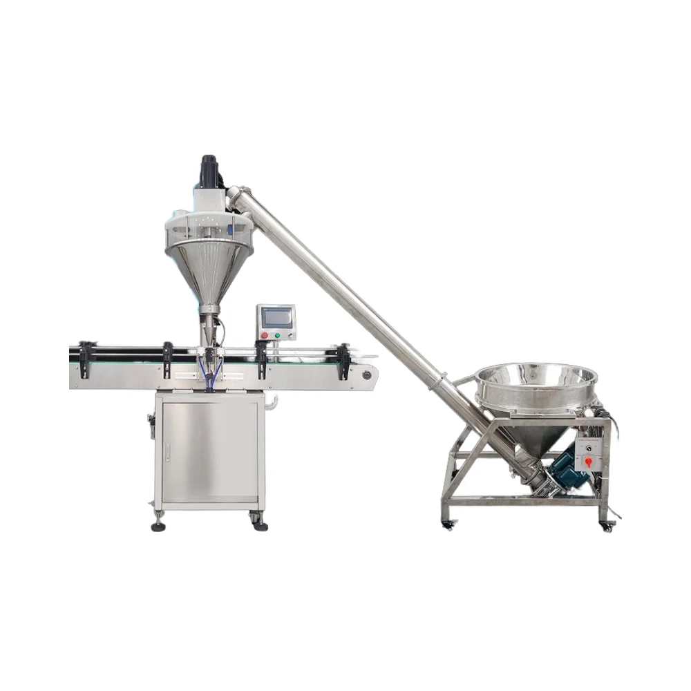 Automatic Powder Filling Machine for Pepper Seasoning Coffee Tooth Powder Quantitative Packaging Production Line 0