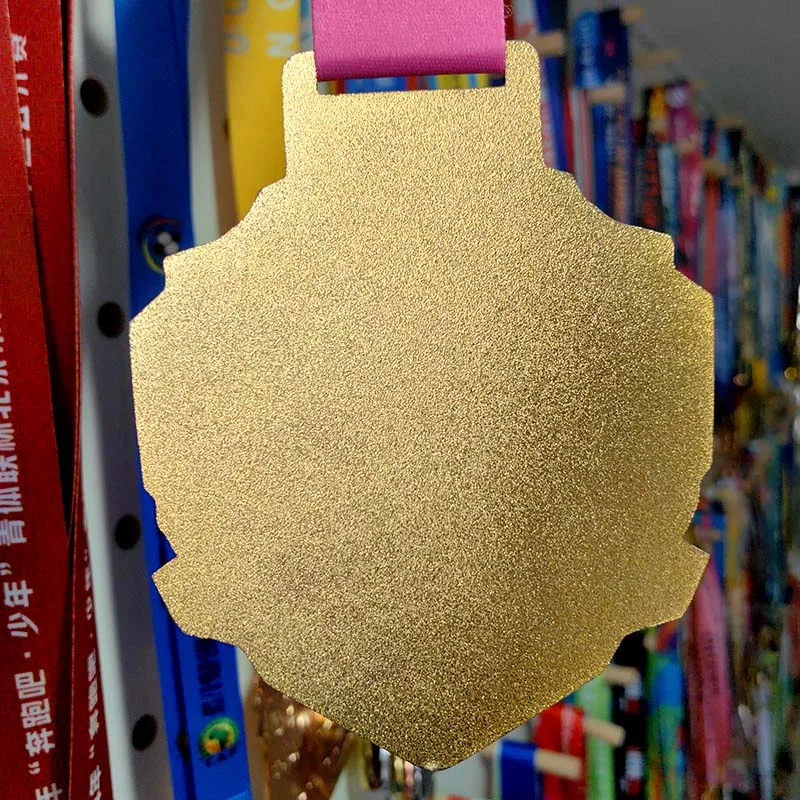 Customized Shiny Gold Karate Jiu Jitsu Taekwondo Medal Event Commemorative Sports Metal Medal factory