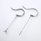 Hooks Hook Factory Wholesale Customized Metal Hooks Stainless Steel Flat Iron Metal Hook For Birdcage