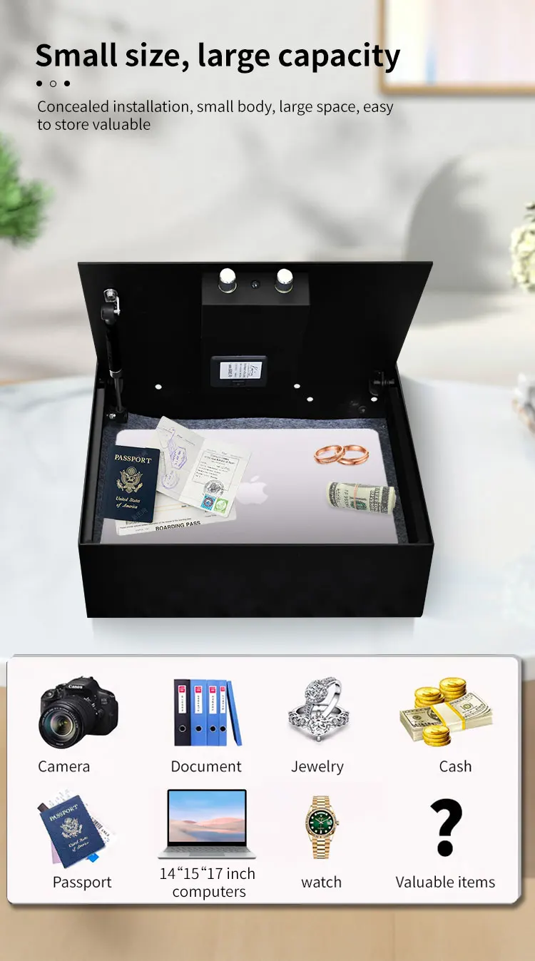 CEQSAFE Economic High Quality Hotel Safe Box with Hydraulic Function Top Opening Hotel Drawer Safe Box Chinese CEQ Safe GK-TOP-Y details