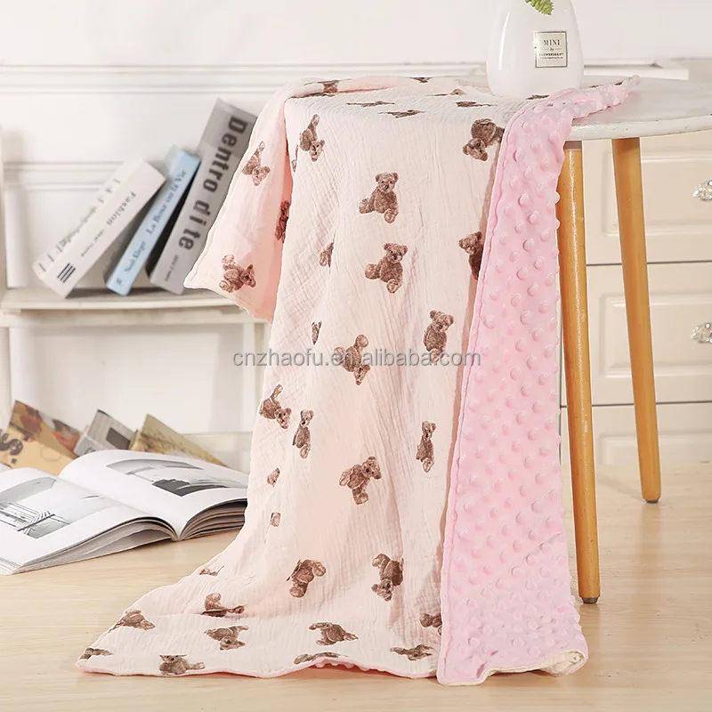 Small sofa cover bean blanket double thickened coral velvet office nap nap air-conditioned blanket for children Baby blanket