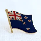 Stock Wholesale Stock B1013-1-New Zealand Country Flag Lapel Pin Badges