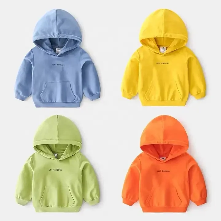 Autumn/Winter Children's Hoodie Children's Pure Cotton Warm Sports Pullover Hot Sale