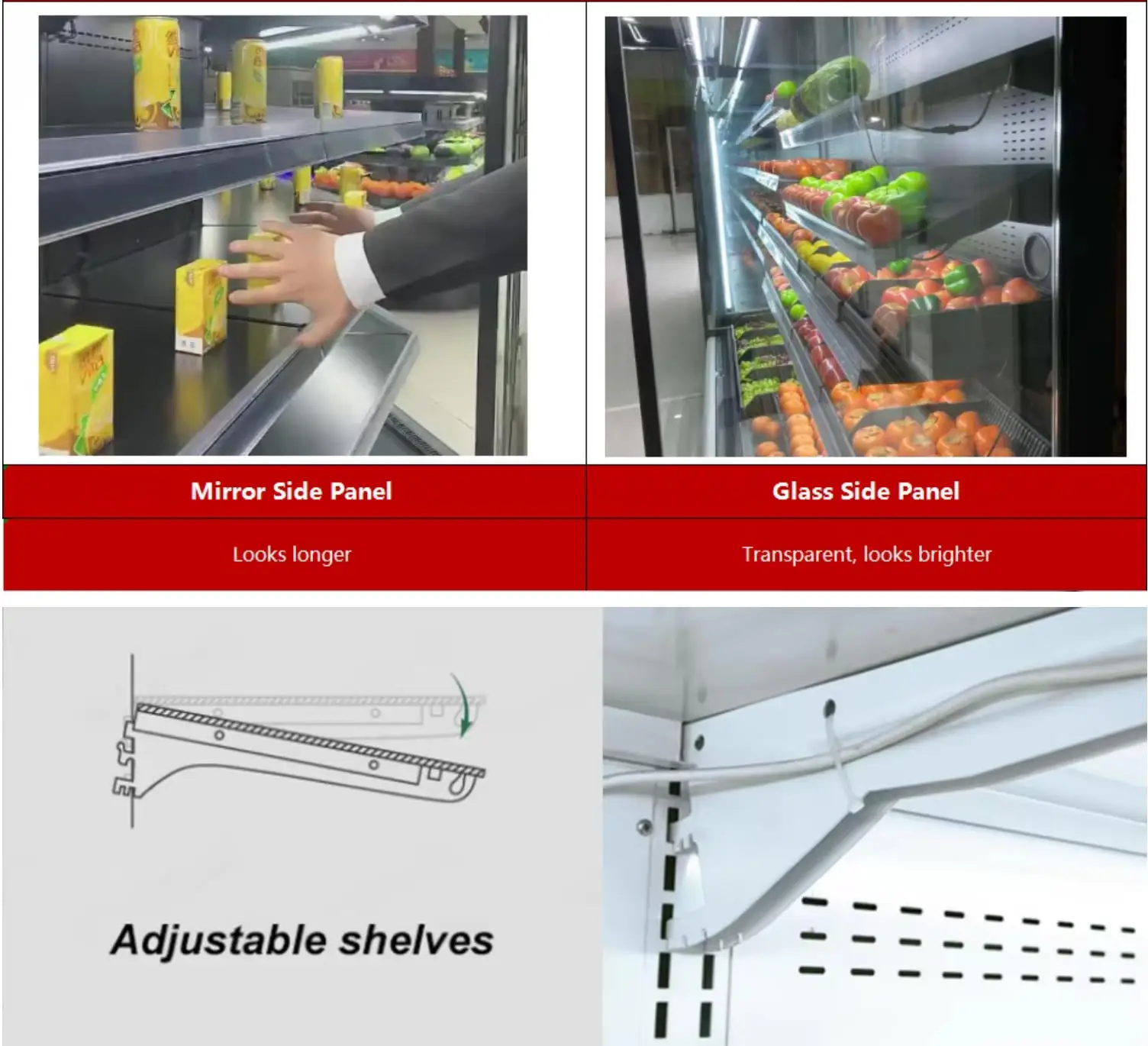Single-temperature Open Display Refrigerator, 360, 220V-240V - detail 16