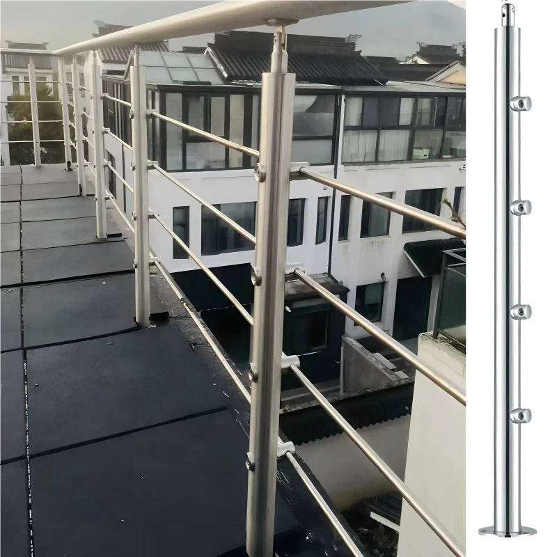 Outdoor Stainless Steel Cable Railing System Hardware Kit for Deck Stair Balcony with Tensioner Posts supplier