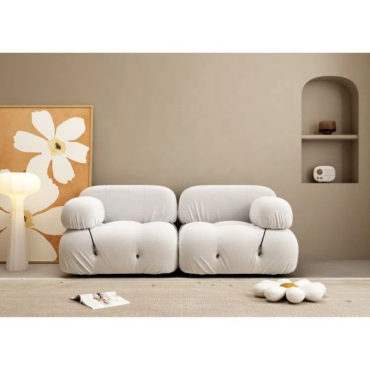 NOVA Living Room Single Accent Chair Sofa Italian Modern Luxury Lazy Single Lounge Chair Modular Leisure Sofa Chair