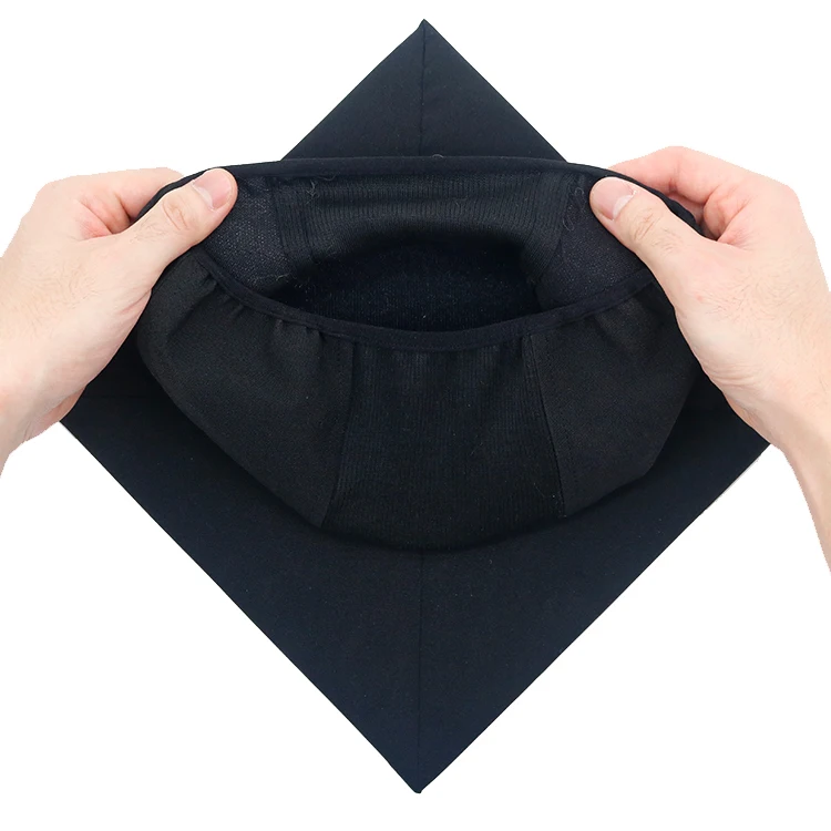 Custom Adult Black Matte Graduation Cap Hats for University details
