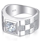 Rings Men Stone Silver Rings For Men