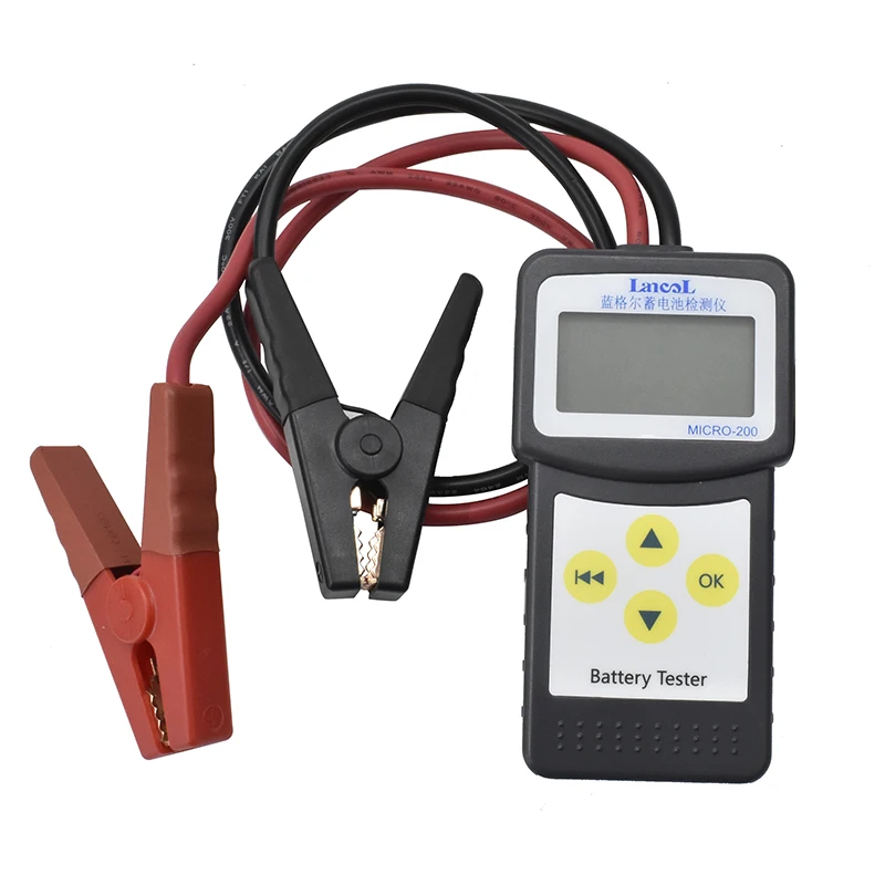 Analyseur de batterie MICRO200 pour voiture 12V testeur 30-200Ah avec imprimante