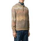 Sweatshirt Finch Garment Autumn Winter Custom Jacquard Knitwear Hoodie Men Loose Knitted Pullover Sweatshirt