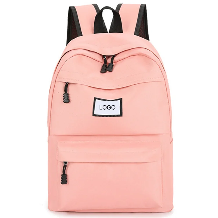 Wholesale Girls Backpack Pink Color Large Capacity Teenager Girl Students School Bags
