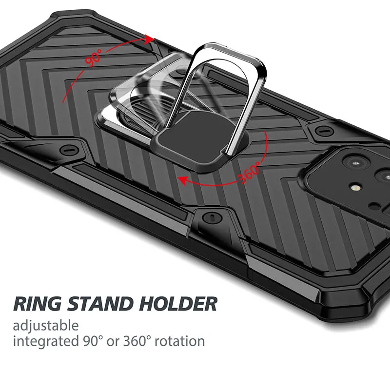 New Arrivals Ring holder Shockproof Cell Phone Cases For Samsung A91 A21 S20