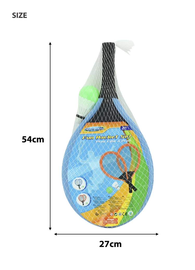 product soft tennis badminton set for kids beginners with lightweight rackets 1 foam ball and shuttlecocks indoor outdoor backyard game-6