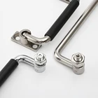 Ls506 Ss304 120mm Folding Cabinet Door Handles And Pulls U Shape Cabinet Pull Folding Handles