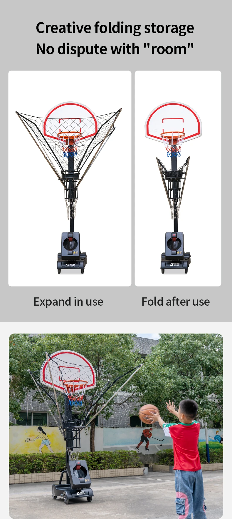 Quality Choice Basketball Gun Machine Indoor Basketball Machine