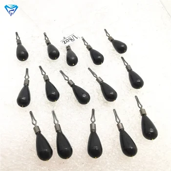 Wholesale black pure tungsten Fishing Weights Tungsten Sinkers Tear Drop Weights