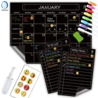 Fridge Notepad 11.3-3B1 Easy Erasable Fridge Magnet To Do List Pad Magnetic Notepad With Pen