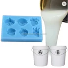 Silicone High Quality Platinum Cured Liquid Silicone Rubber For Cake Candle Mold Making