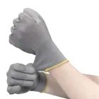 Work Gloves Cut Resistance Glove Aibusiso Construction Work Stretchable Nylon Pu Coated Cut Resistant Gloves