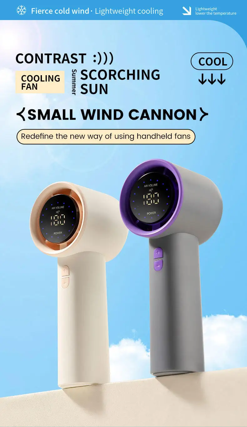 Mini Handheld Fan, IMYCOO, Portable - detail 6