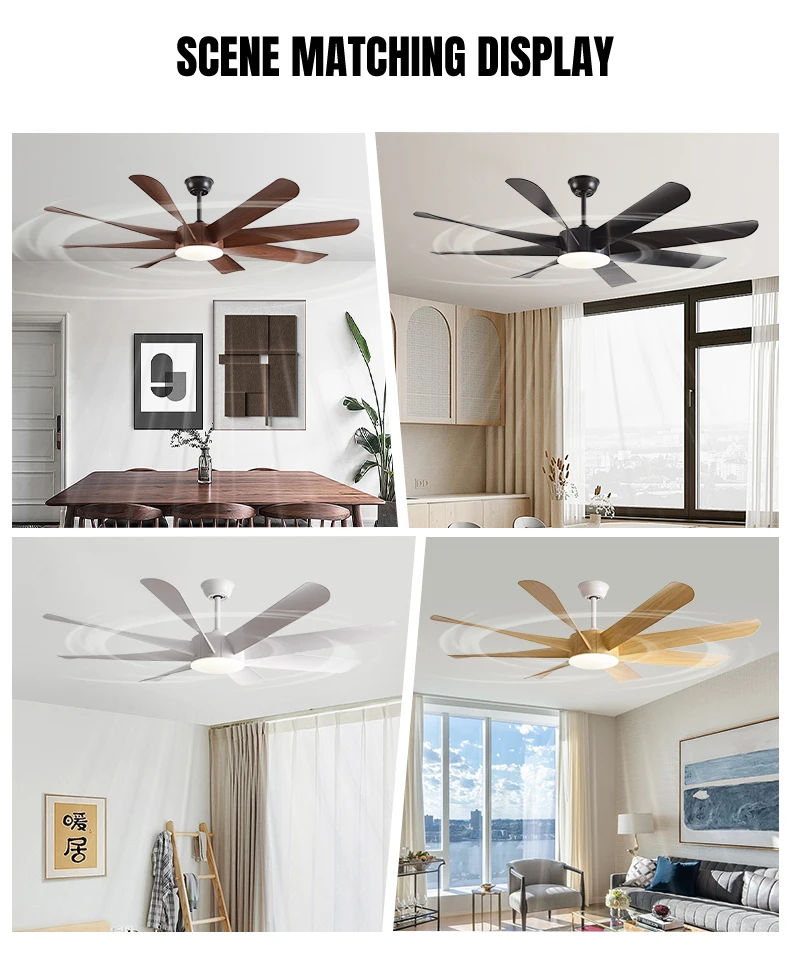 Large Ceiling Fan, 22W, LED, ABS - detail 18