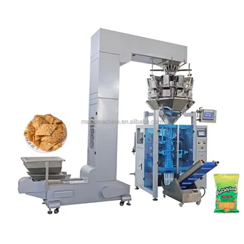 Made in China High Accuracy Multi-head Weigher Potato Chips Packaging Machine With Nitrogen Flushing Function