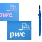Color Changing Large Windproof Golf Umbrella With Logo Printing Color Changing Fabric Wet