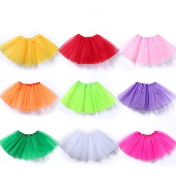 Wholesale Cheap Kids Clothes Party Tutu Skirt Dress 3 Layers Children Ballet Tutu Skirt For Girls
