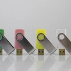 Usb Drive 1-64GB Promotional Swivel Twister Metal ABS Customized Logo USB Flash Drive Pendrive Memory Stick