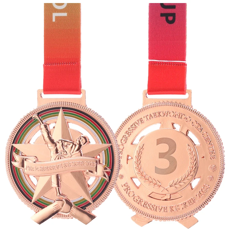 Manufacturer Customized Karate Judo Jiu Jitsu Taekwondo Kung Fu Sports Award Medals supplier