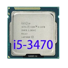 Cpu Core i5 3 series i5 3470 for desktop Computer used Computer cpus